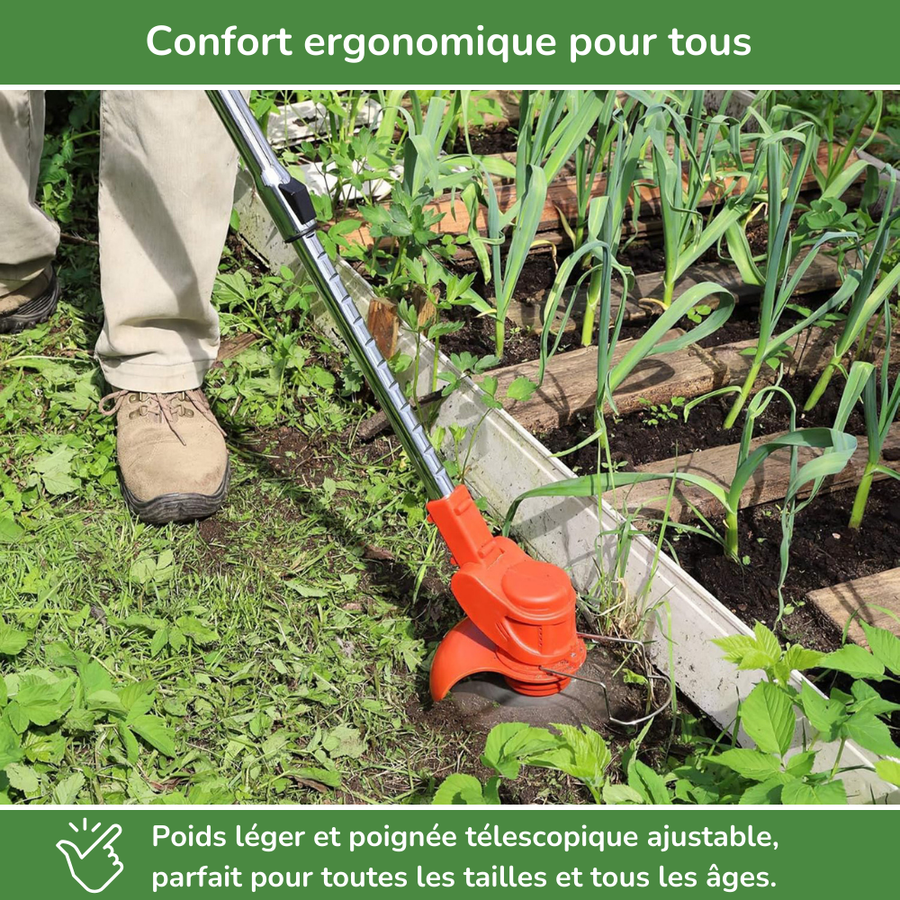 - ShufPro D80™ — Débroussailleuse sans fil 3-en-1 - ShufPro™